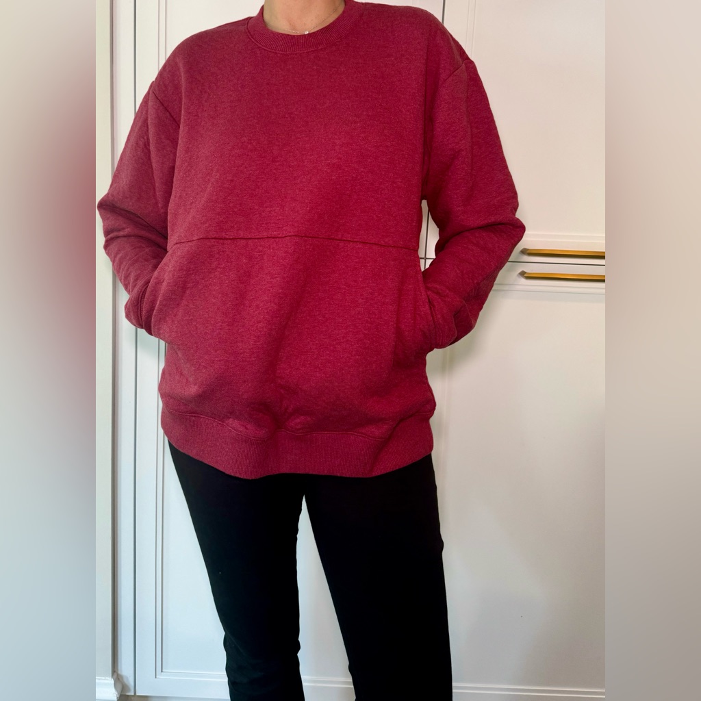 Lunya Red Crewneck Sweater
